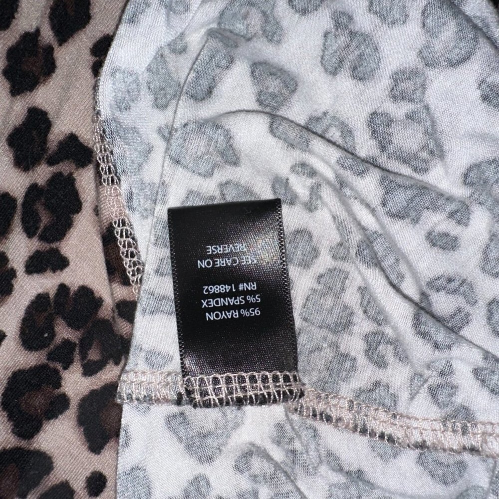 Torrid Super Soft Knits Size 2 Leopard Print Tank Top Camisole V Neck Pajamas - Picture 6 of 8